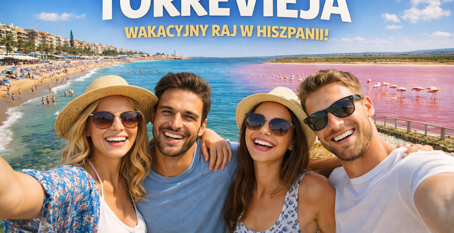 Torrevieja atrakcje Relaks na plaży Playa del Cura w Torrevieja – idealne miejsce na słoneczne wakacje w Hiszpanii